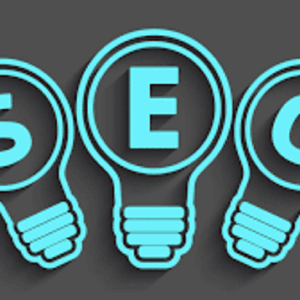 The letters SEO inside lightbulbs